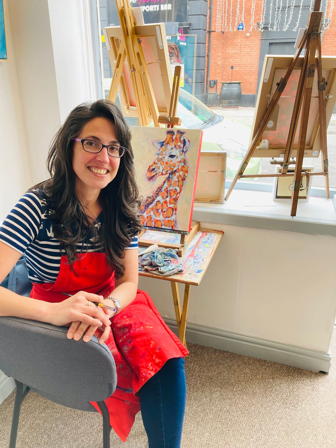 Artist in residence at The Raven Gallery