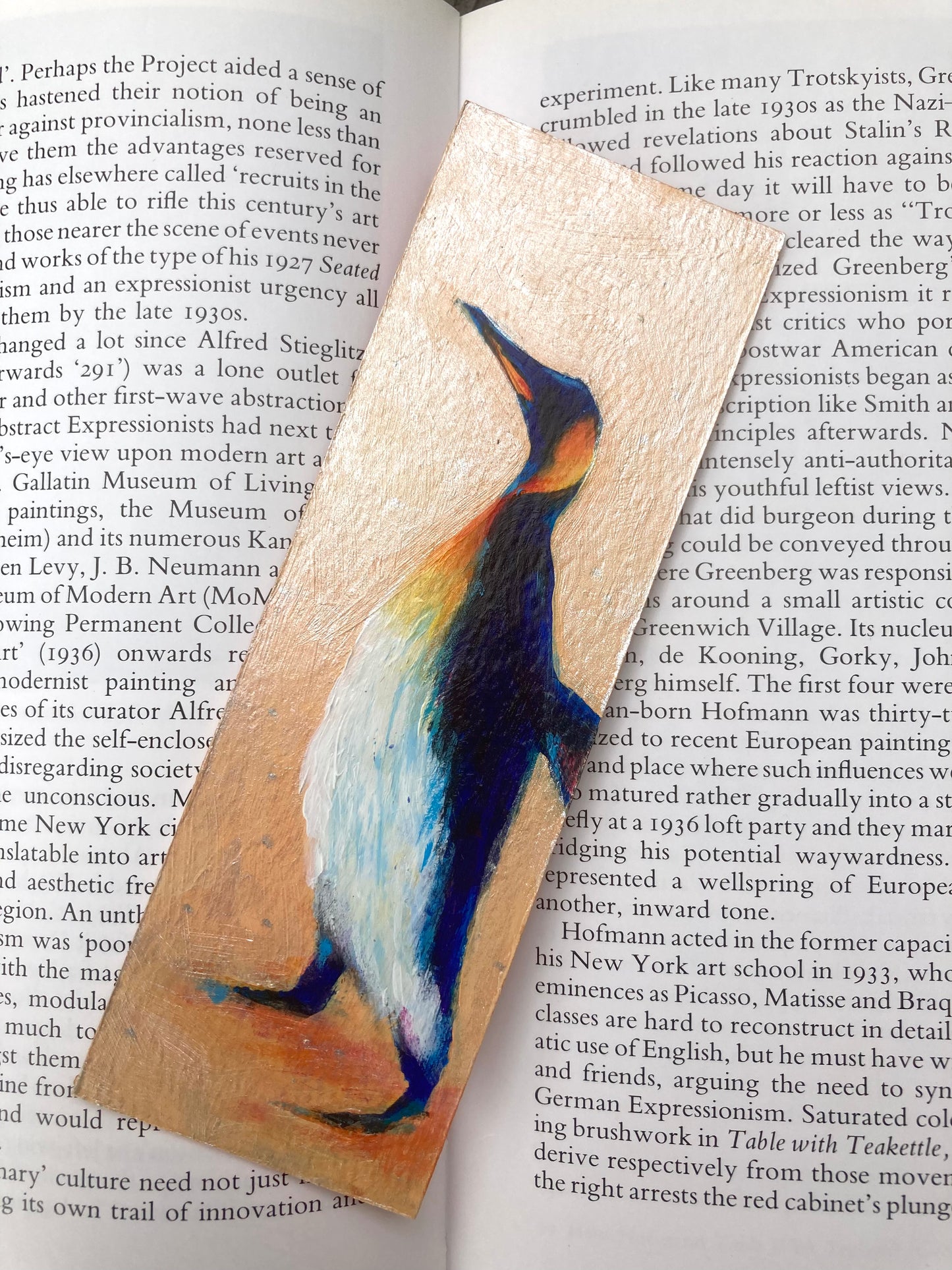 Penguin Bookmark- Handmade