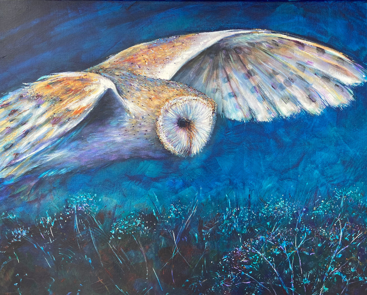 “Dawn pursuit-Barn Owl”
