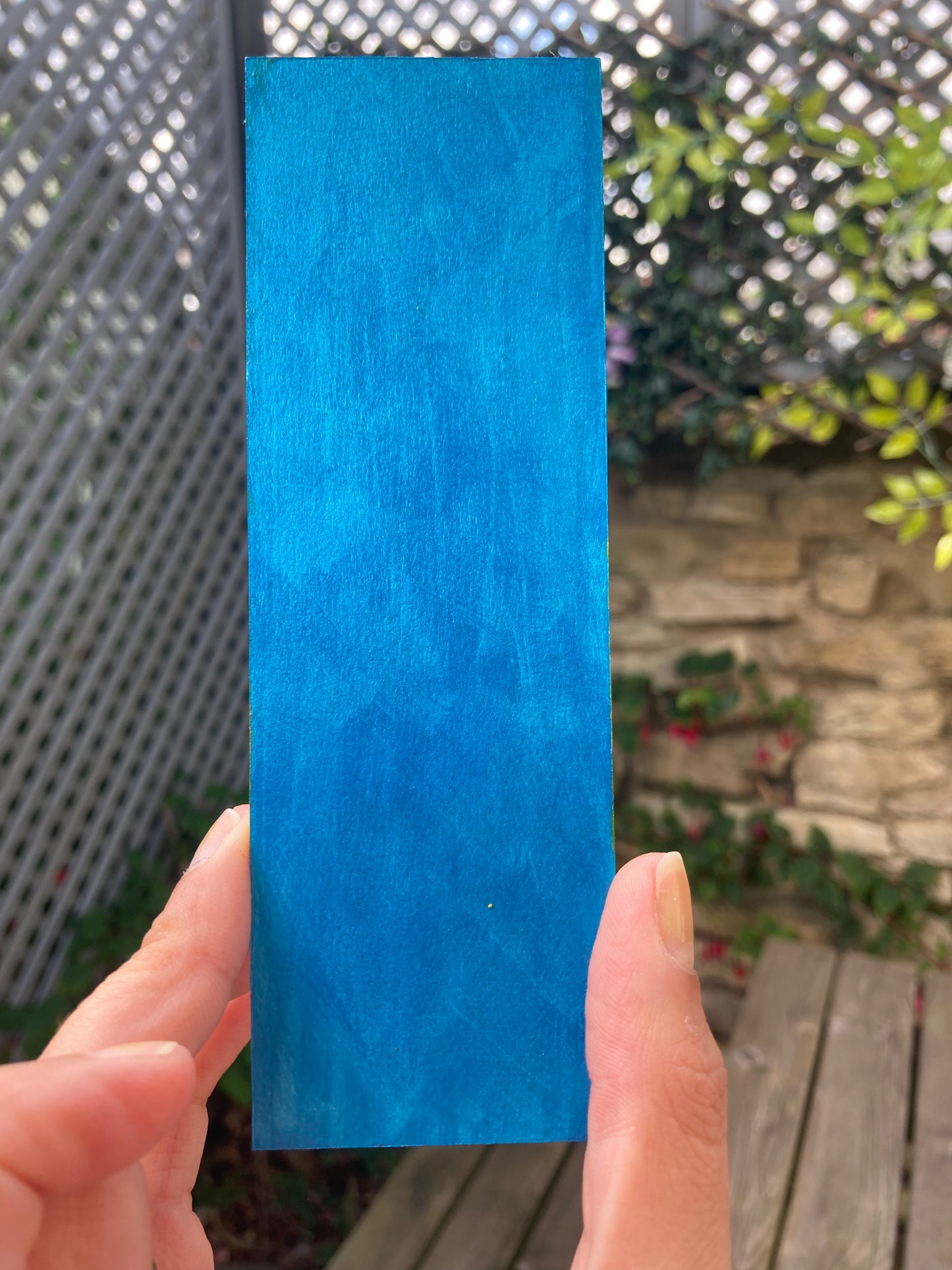 Rubber Ducky (C) Bookmark hand painted