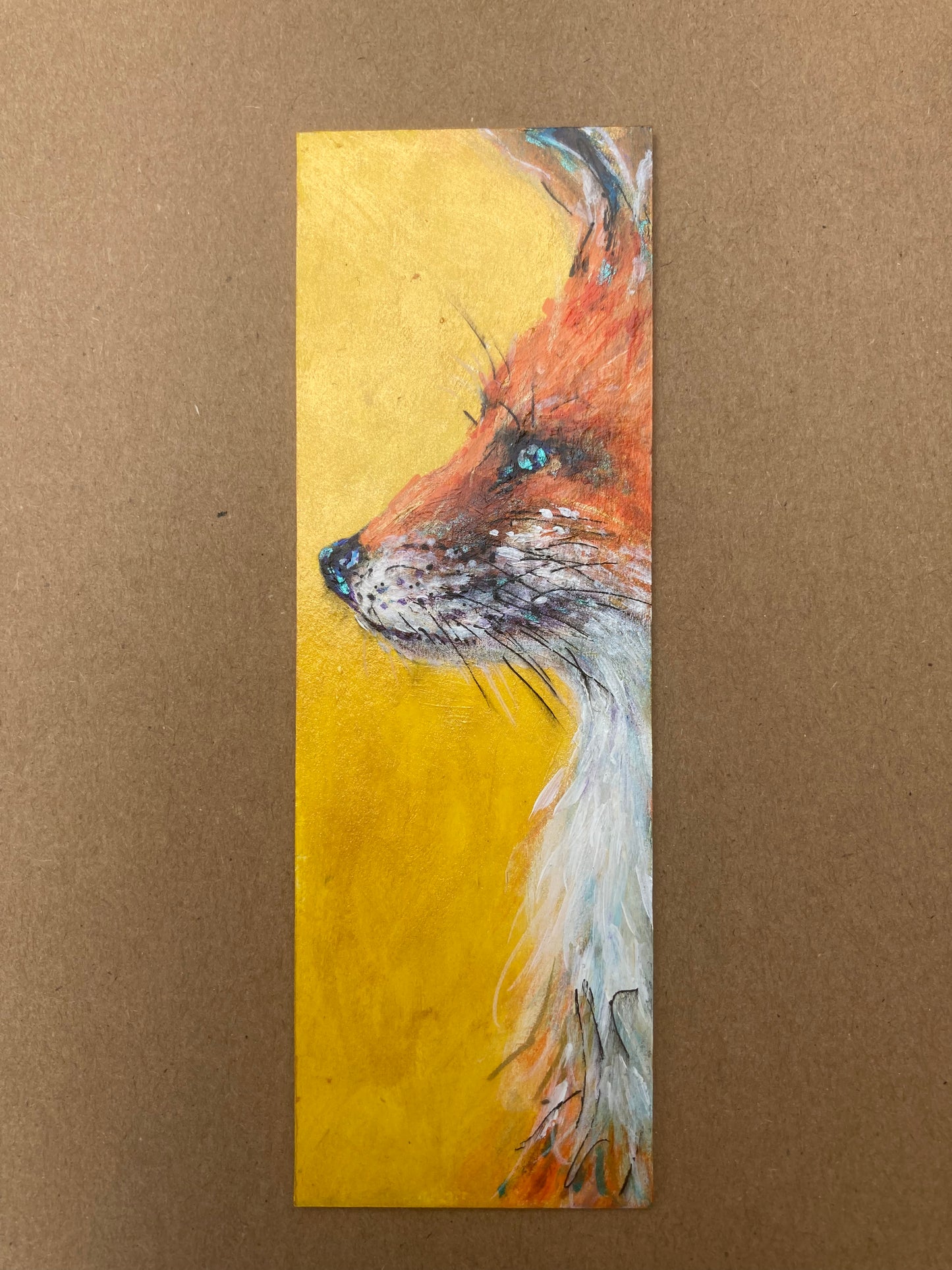 Fox Bookmark- Handmade