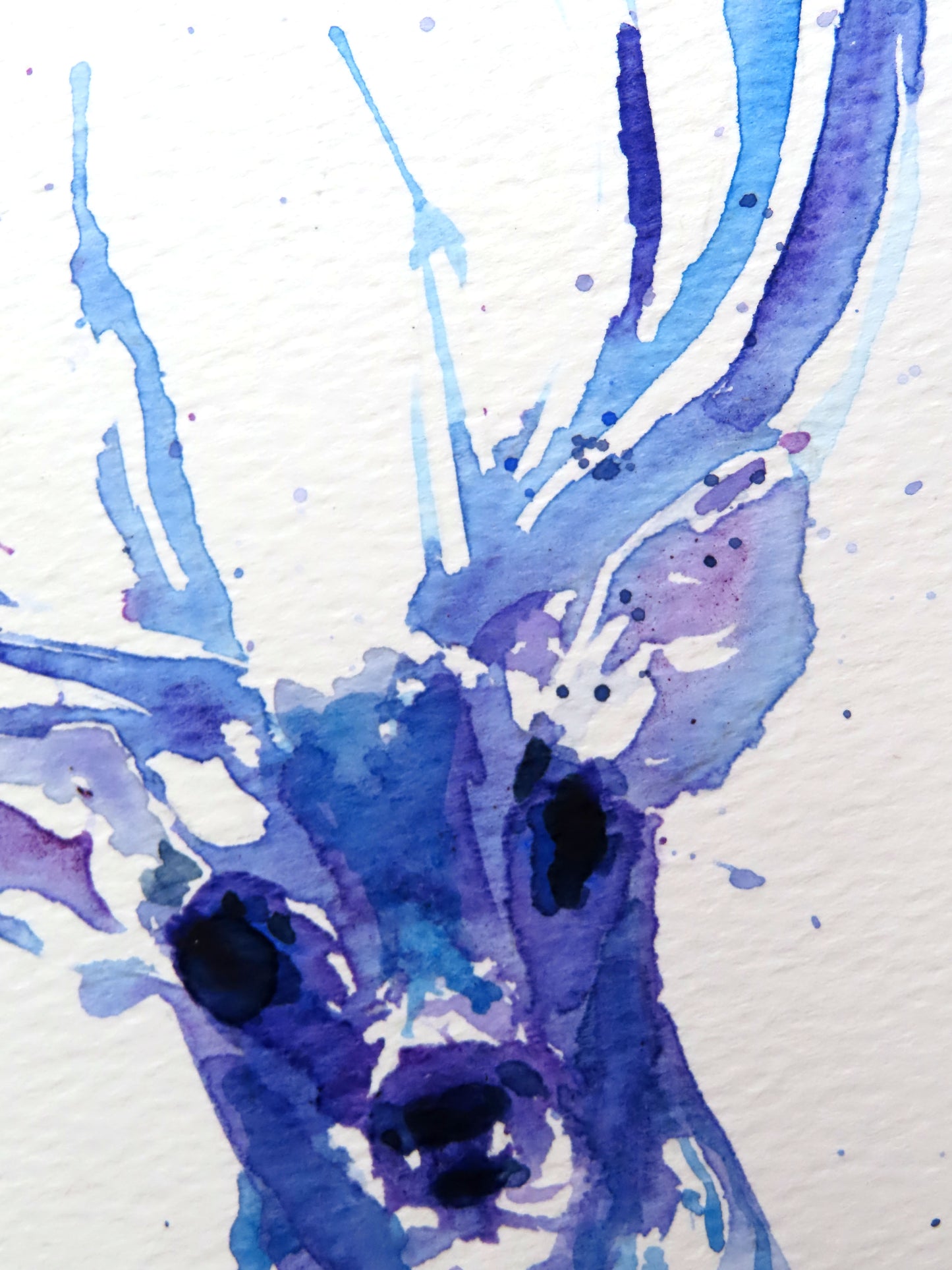 STAG HEAD Watercolour (#3)