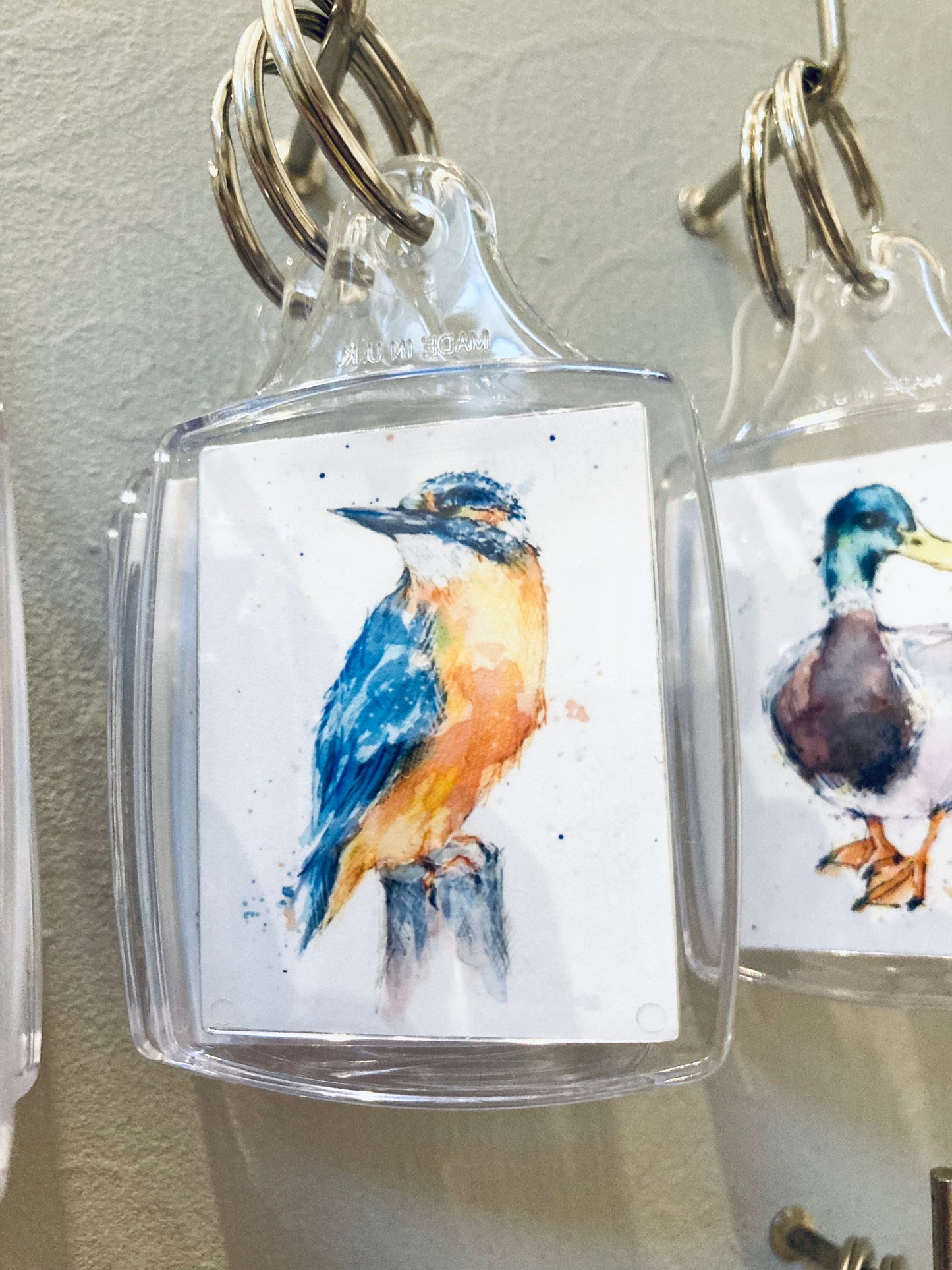 Kingfisher (Gone fishing) Keyring