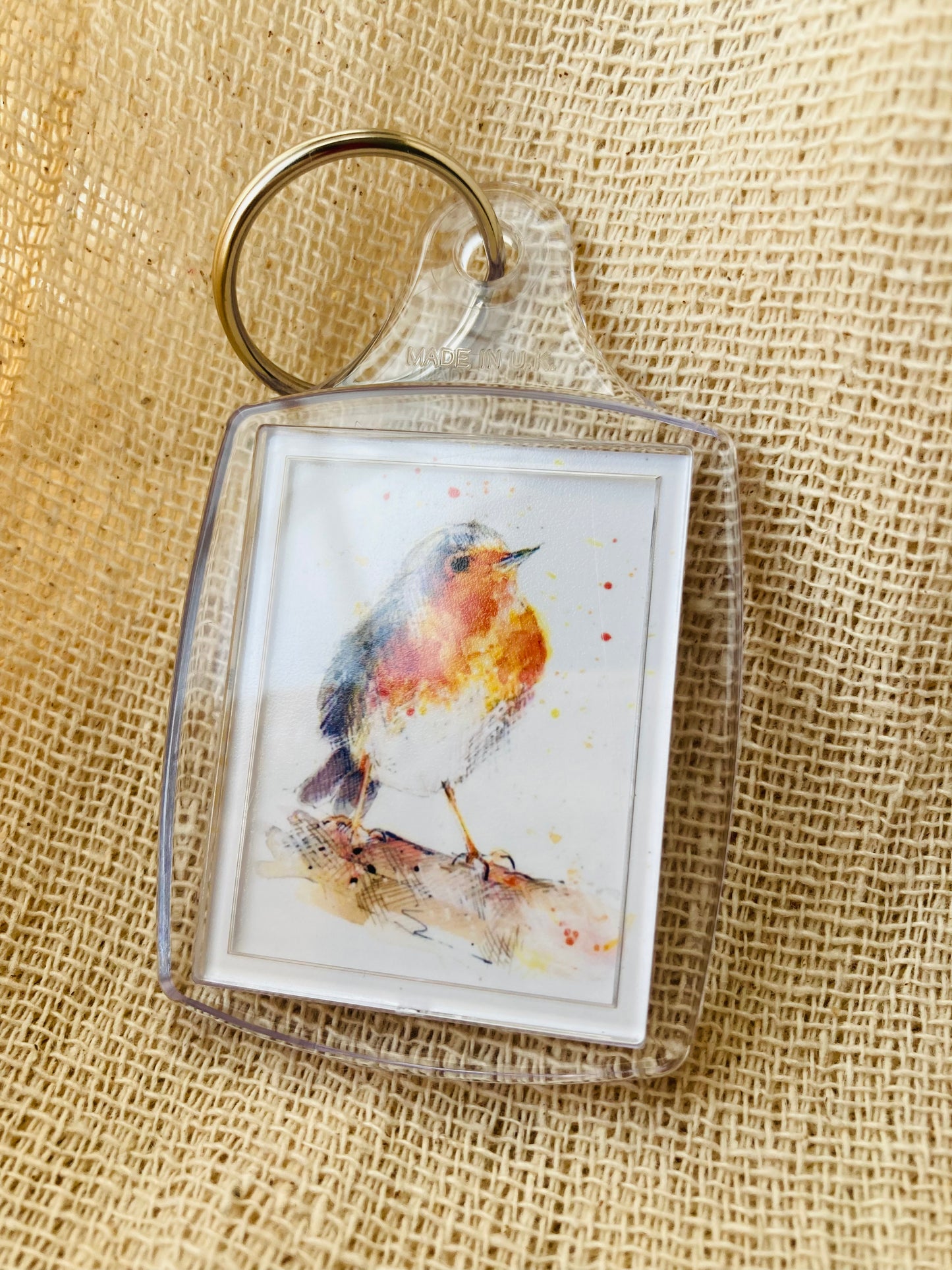 Robin (Rock on) Keyring