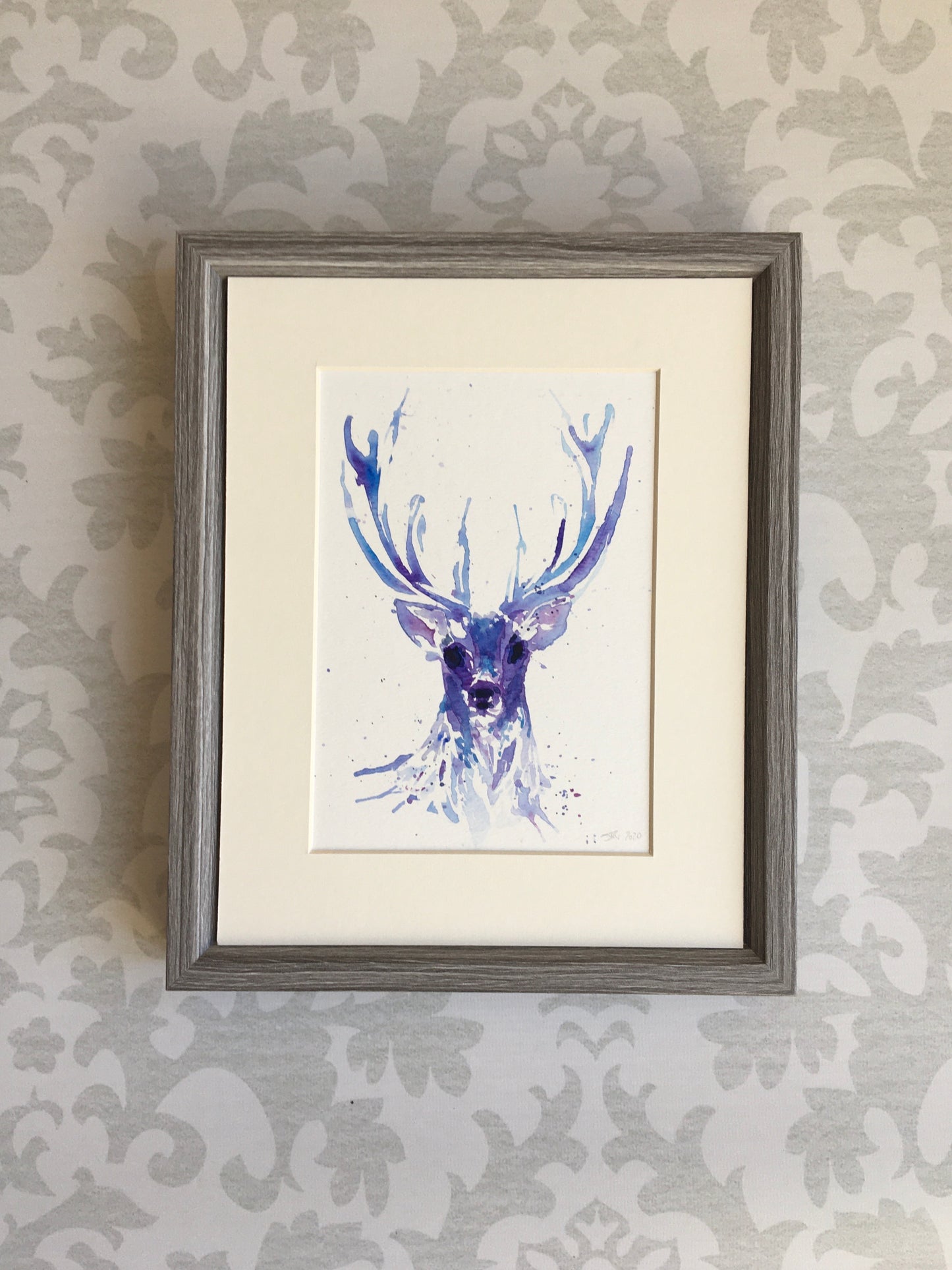 STAG HEAD Watercolour (#3)