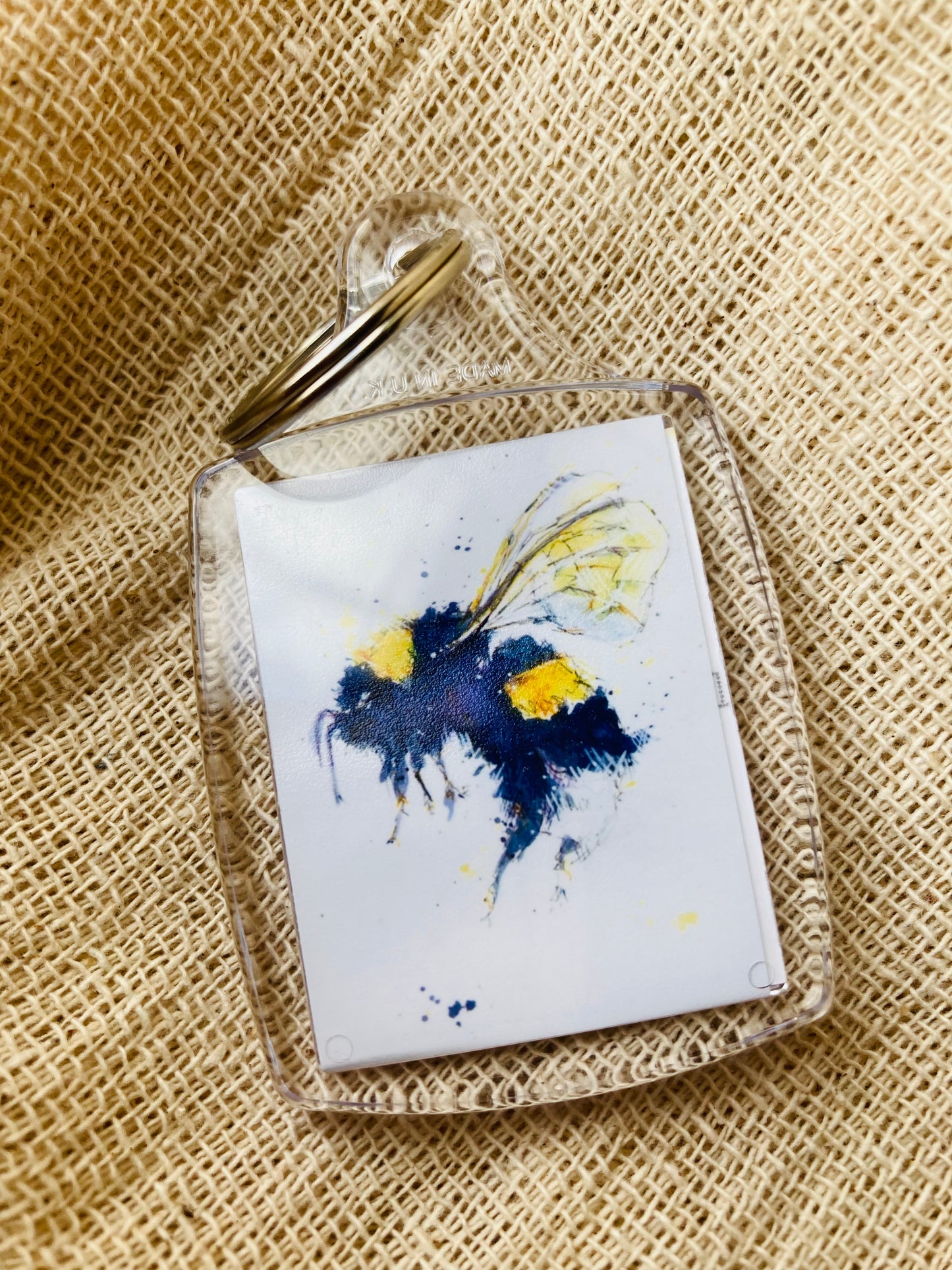 Bee (Buzz Off) Keyring