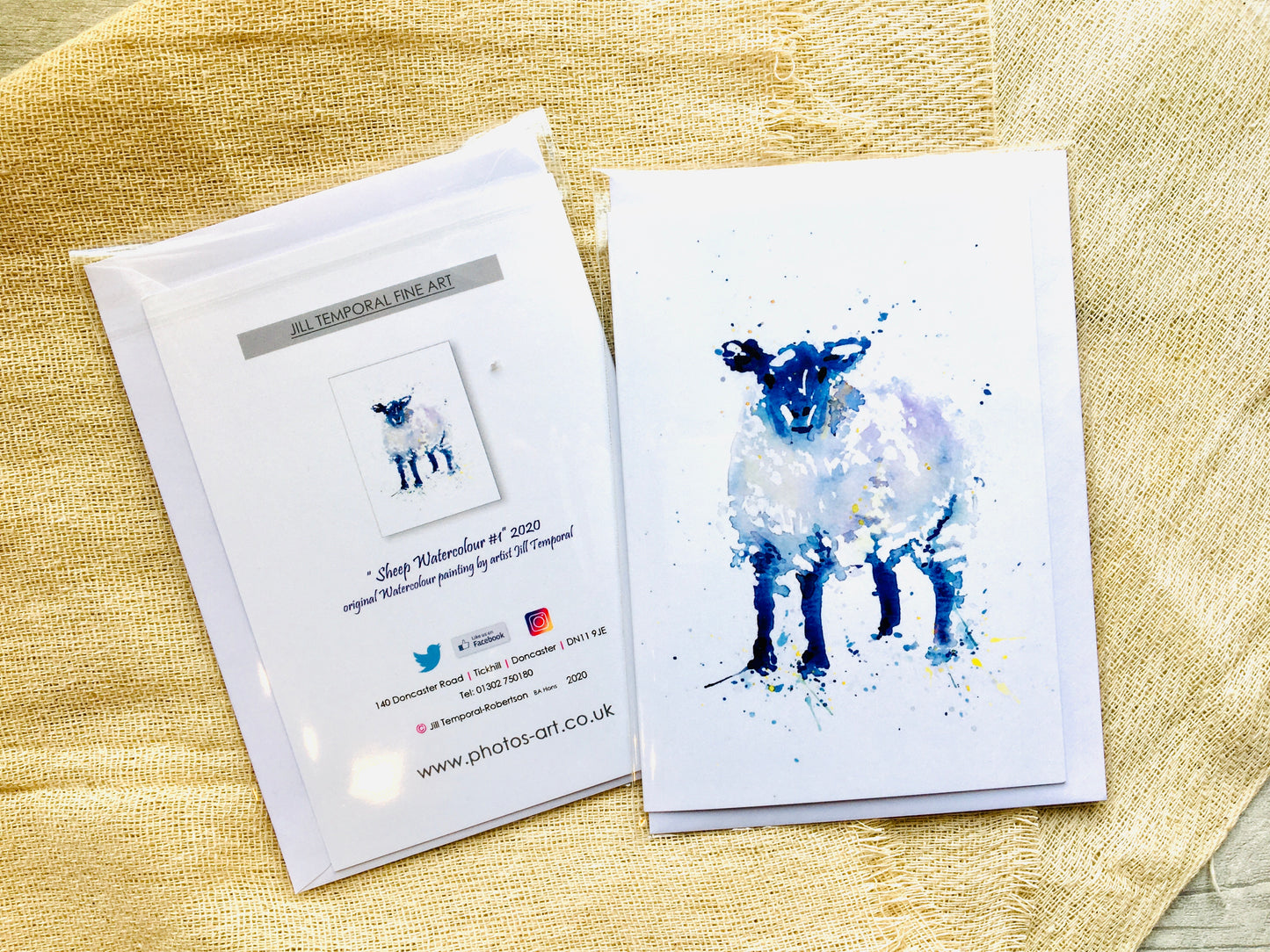 Sheep A6 Greeting Card