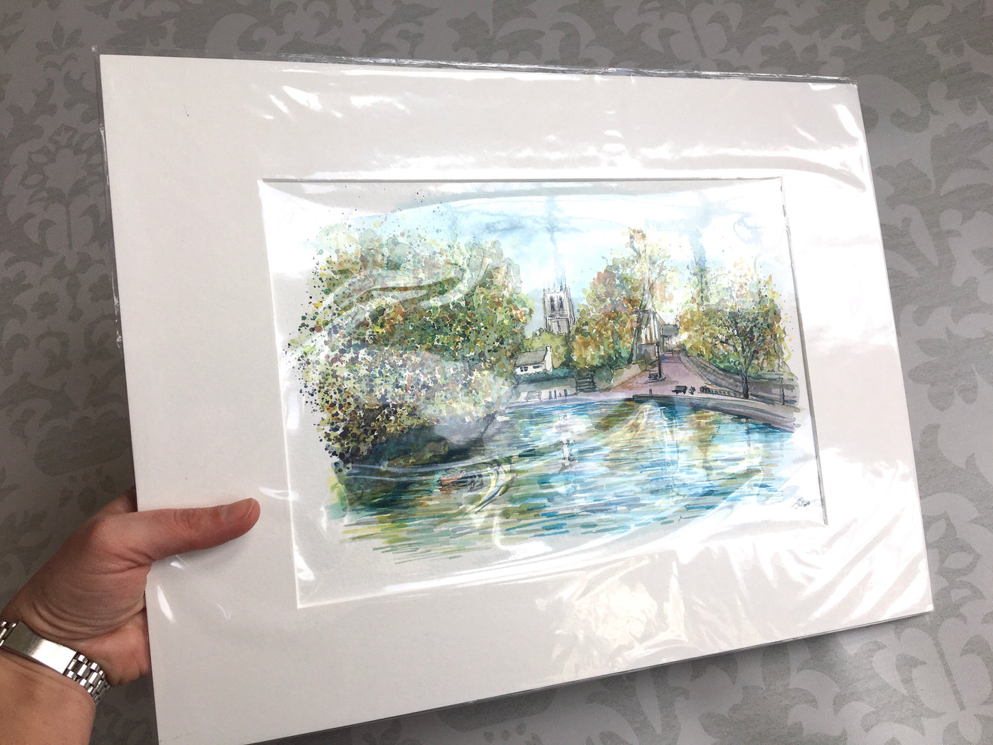 October at the Mill Dam in Tickhill