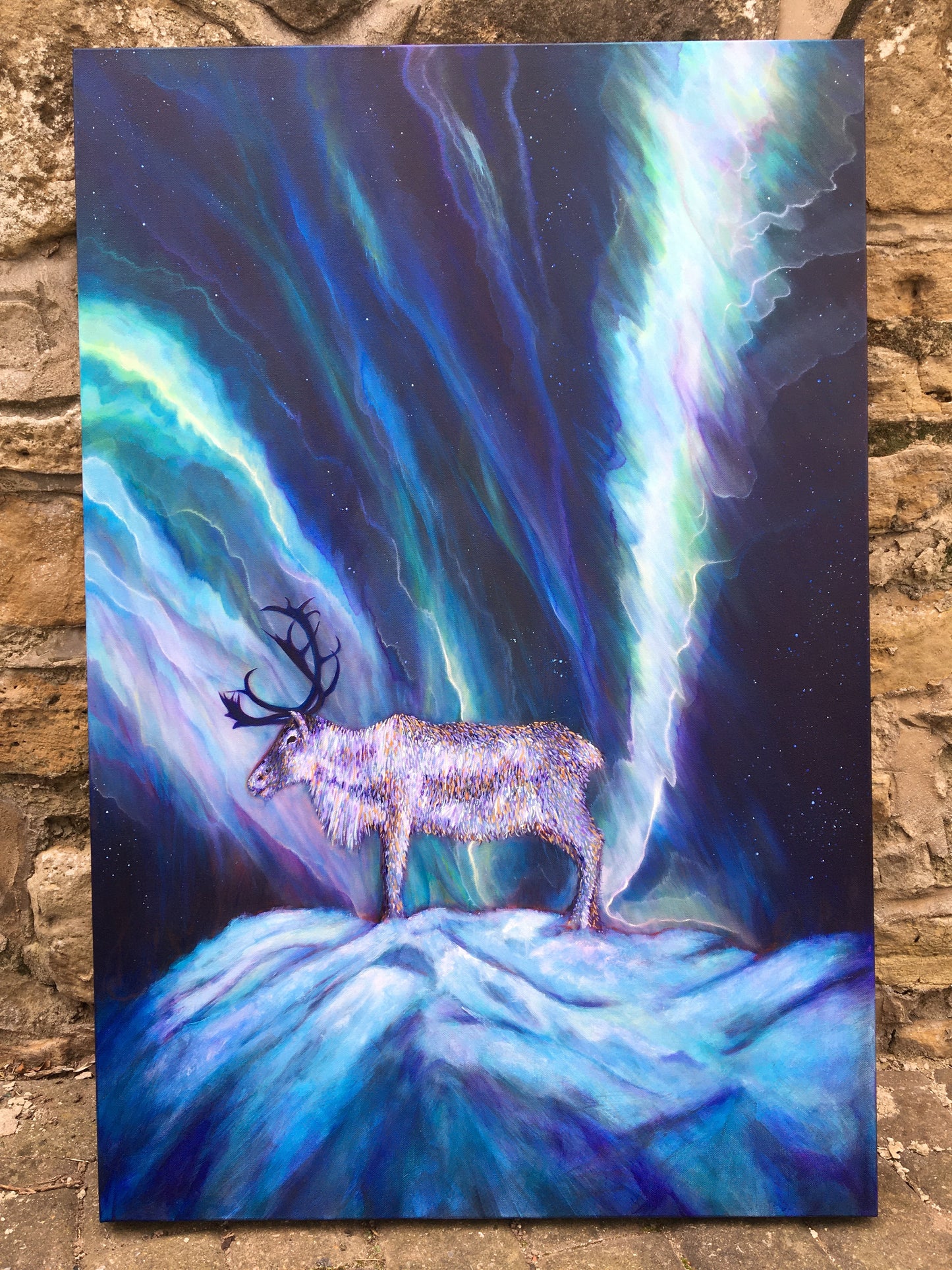 Aurora Borealis Caribou