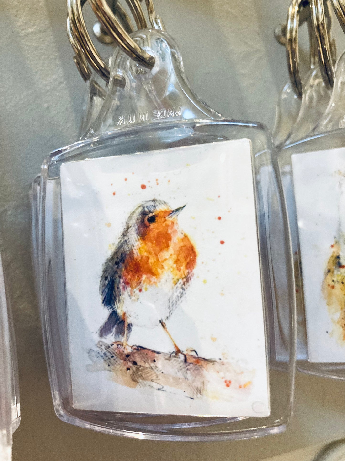 Robin (Rock on) Keyring