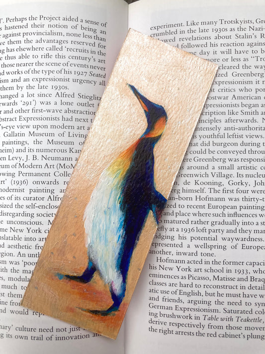 Penguin Bookmark- Handmade