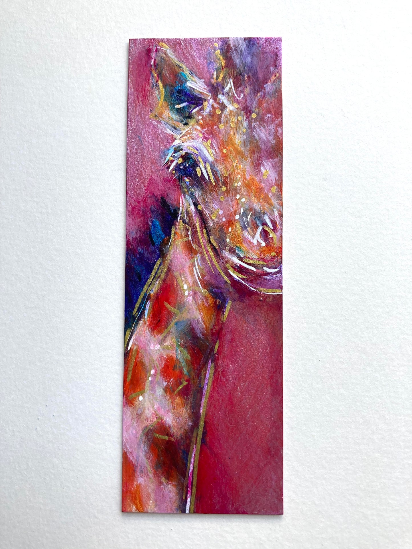 Giraffe Bookmark hand painted