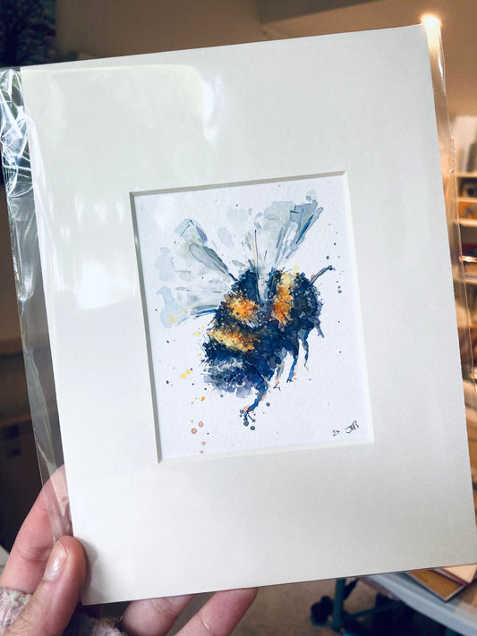 A Bumble Bee mini watercolour