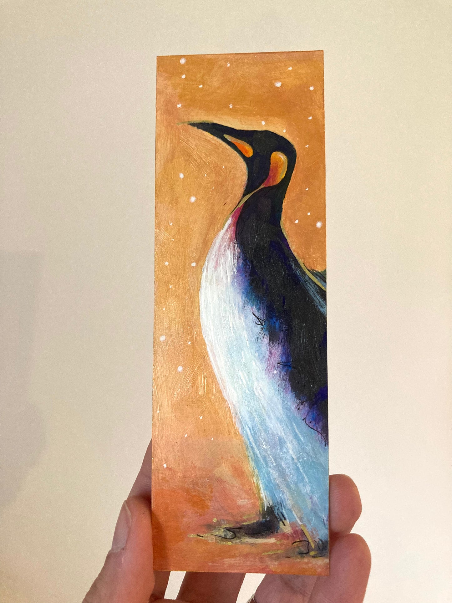 Penguin Bookmark- Handmade