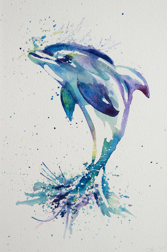 Dolphin (Number Two) Watercolour