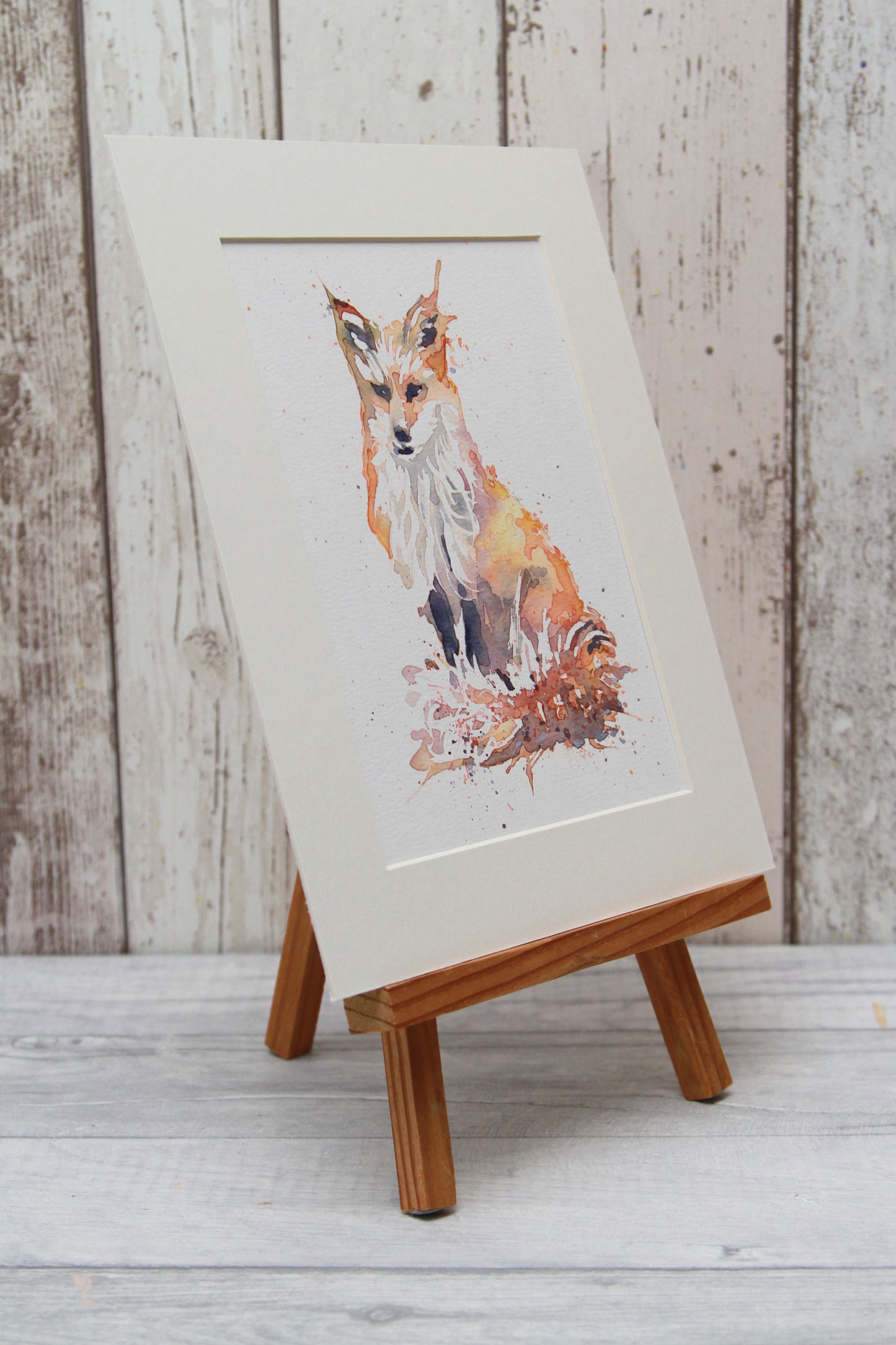 FOX watercolour Painting