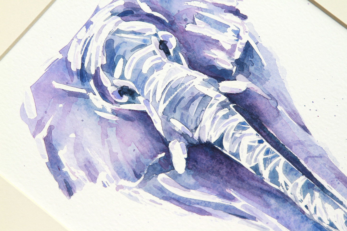 ELEPHANT #8 Watercolour painting