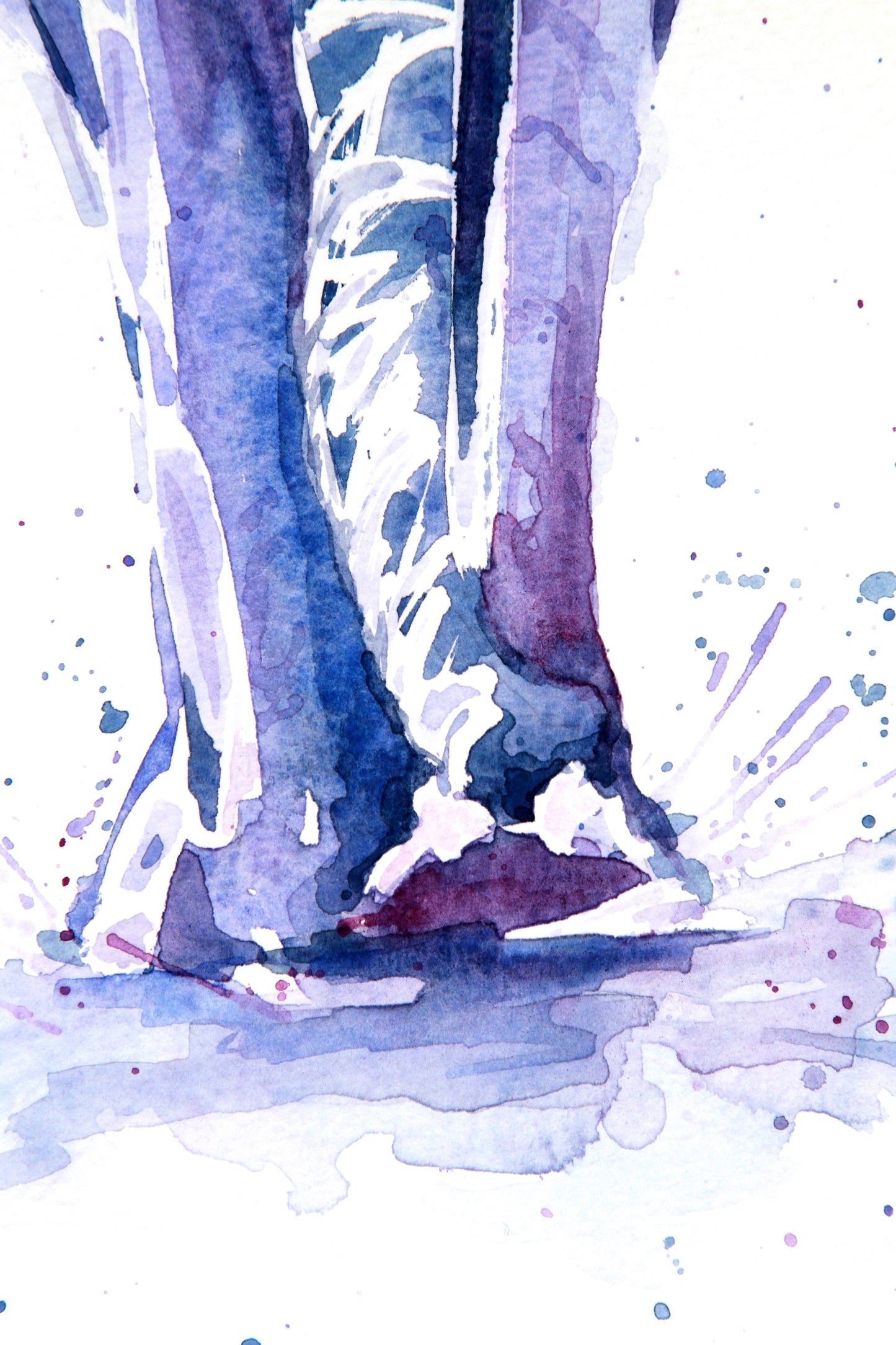 ELEPHANT #8 Watercolour painting