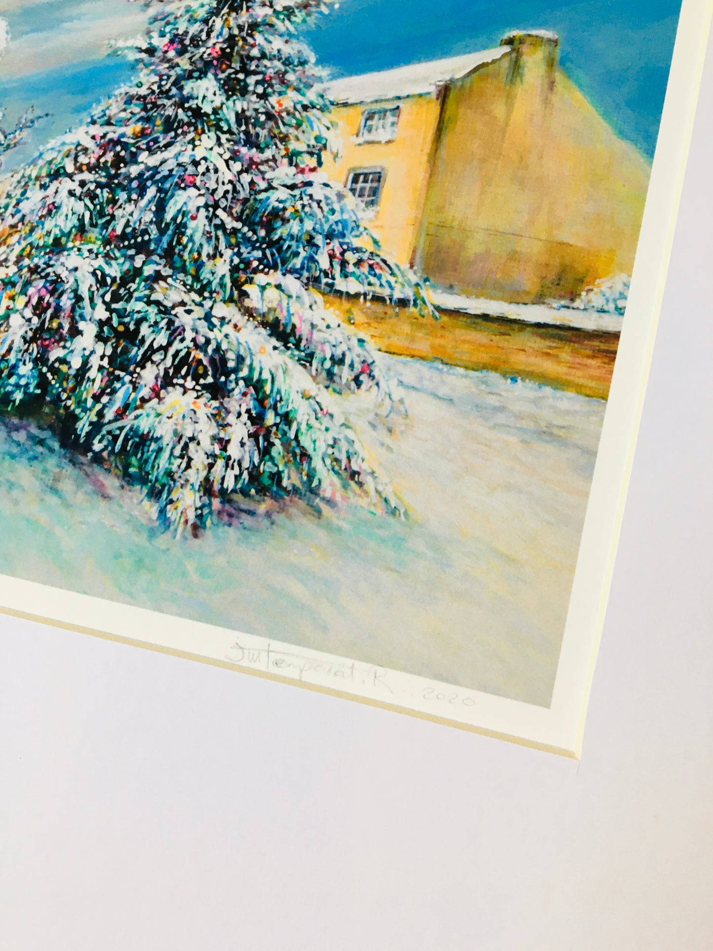 8 x 12 Inch Wall Art PRINT in white frame