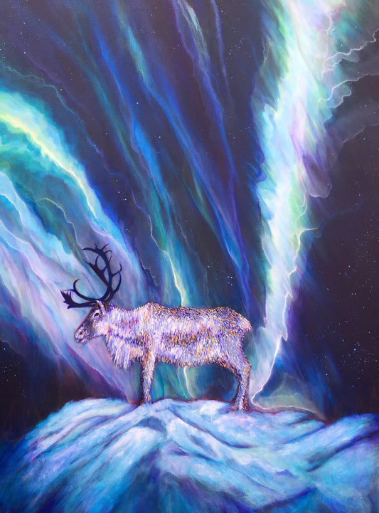 Aurora Borealis Caribou