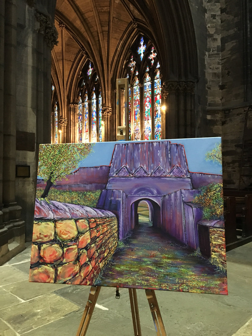 Beyond the Gate at Tickhill Castle 2019 Jill Temporal Fine Art