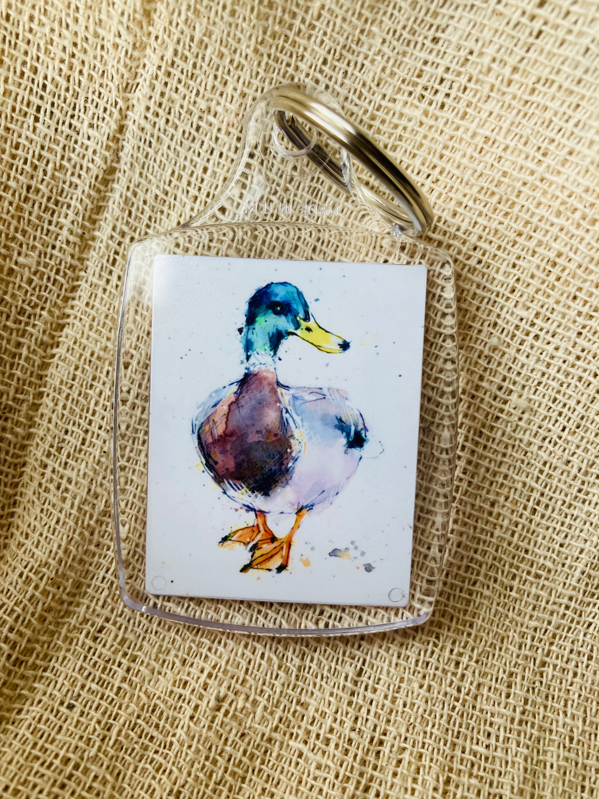 Duck Key Ring Duck (Quack Quack) Keyring – Jill Temporal Fine Art