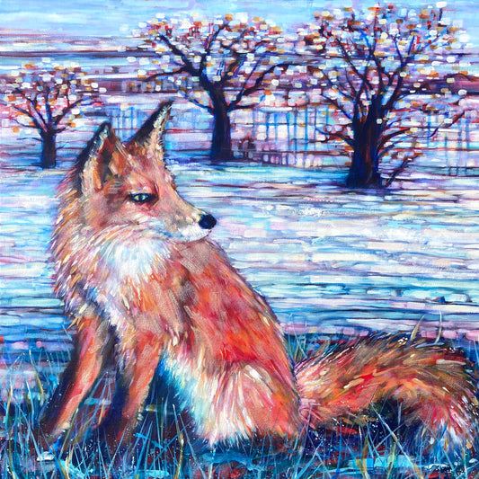 Frosty fox