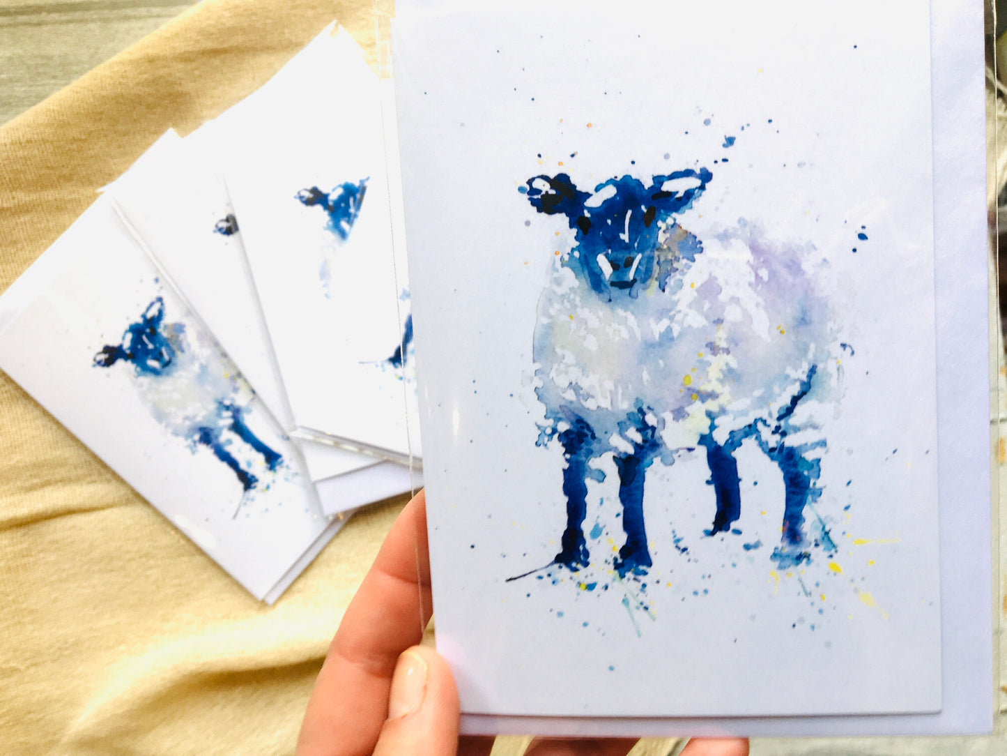 Sheep A6 Greeting Card